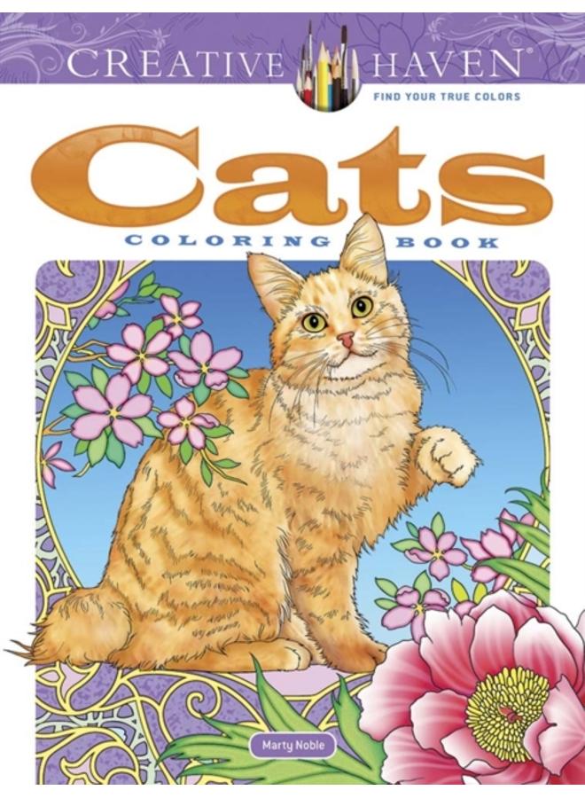 Creative Haven Cats Coloring Book