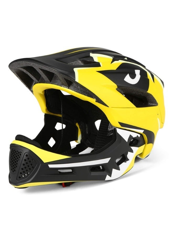 Arabest Kids Bike Helmet Adjustable Detachable Full Face Helmet for Cycling Helmet for Children Bicycle, Skateboard, Scooter, Protective Gear (20.5-22 Inches) - Image 1