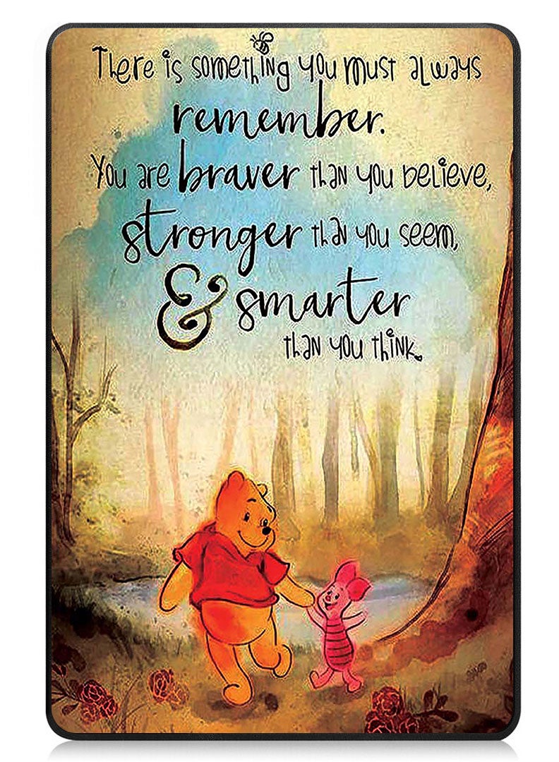 Theodor Protective Flip Case For Lenovo Tab M8 (4th Gen) - 2023 With Trifold Stand Auto Wake Sleep Shockproof Cover Pooh - Image 1