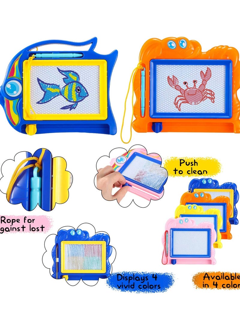 Zikra Mini Magnetic Drawing Boards for Kids - Erasable Doodle Pads in Random Shapes and Colors, Perfect Party Favors and Goodie Bag Fillers for Creative Art Fun! - Image 1