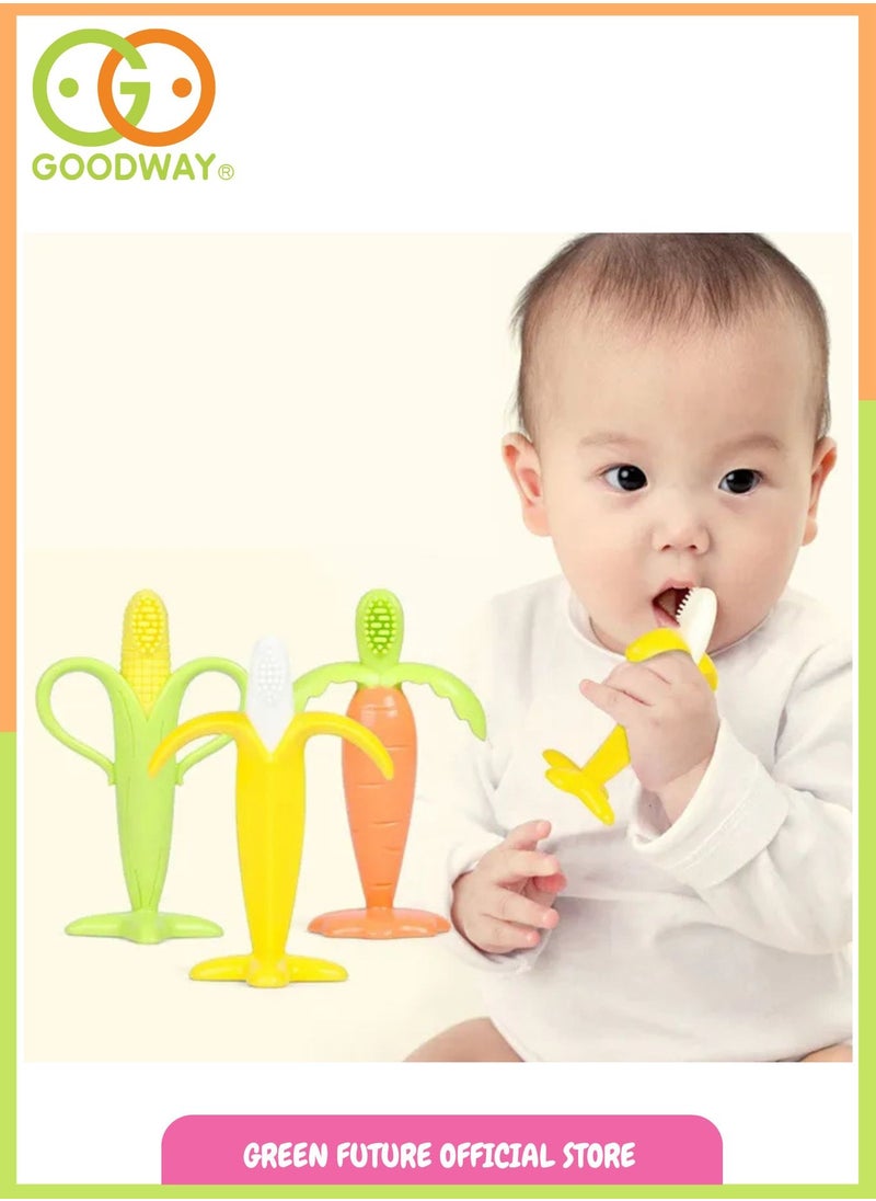 Baby Silicone Carrot Teether With Soft Bristles, 6 Months + - pzsku/Z12ACCB6F068BCDB6AE0CZ/45/_/1738074552/9b8160b2-c726-40b5-9d15-630746df2c6e