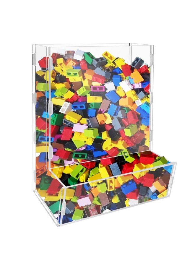 montex Wall Toy Dispenser, Toy Car Organizer, Hanging Organizer and Storage Bin for Children's Room, Toy Storage for Blocks, Cars, Snacks, Darts (One Compartment) - Image 1