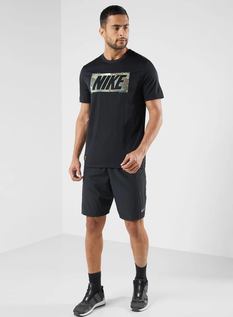 Nike Dri-Fit Regulared Camo Gfx T-Shirt