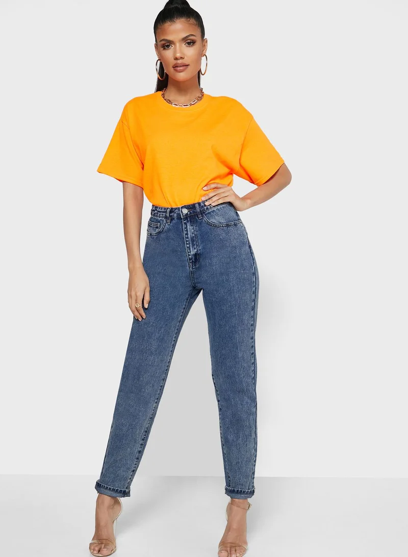Missguided Riot Highwaisted Mom Jeans