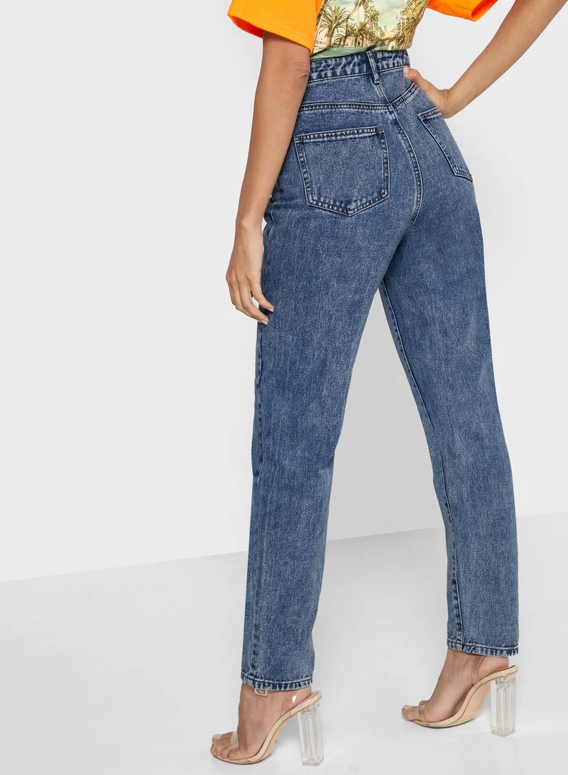 Missguided Riot Highwaisted Mom Jeans