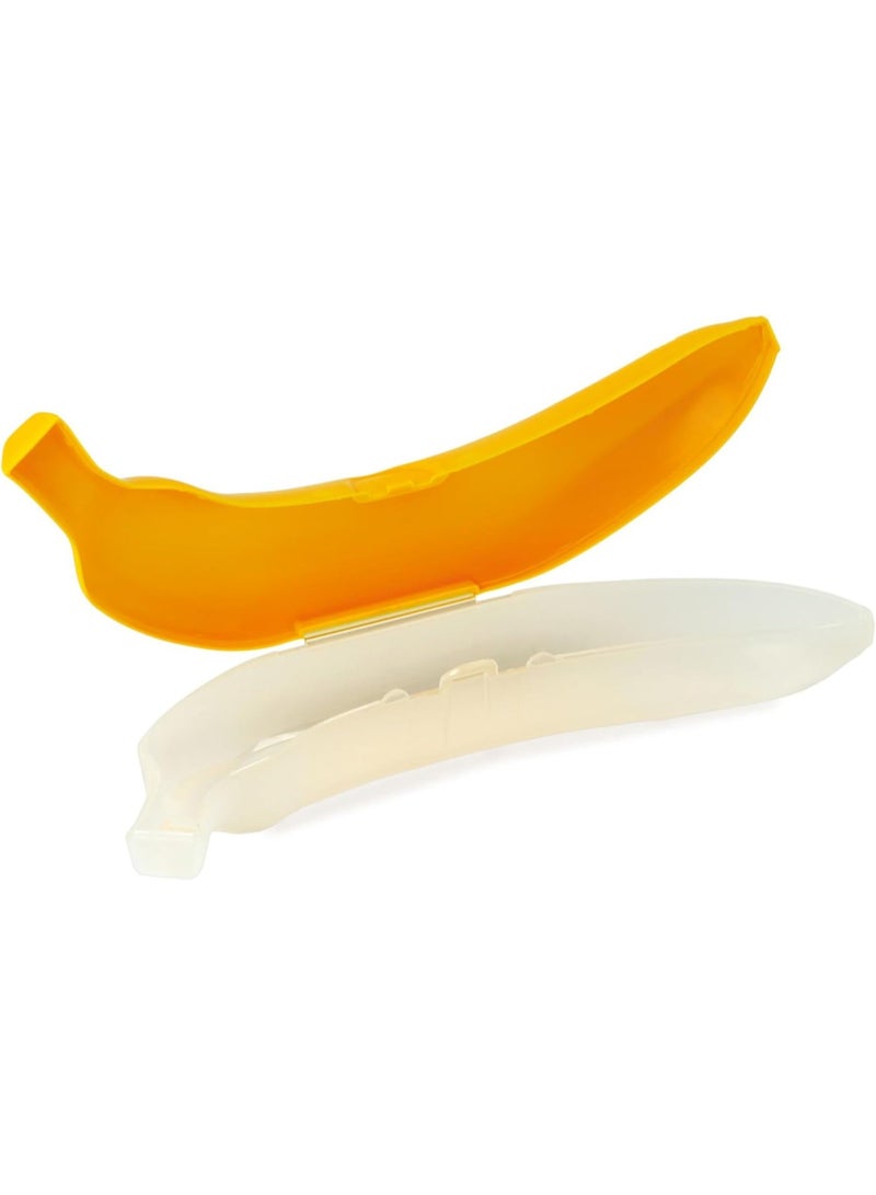 Snips Plastic Banana Guard (Clear & Yellow) – Protective Banana Case for Travel & Lunch Box | Crush-Resistant, Reusable & Easy to Carry - Image 4