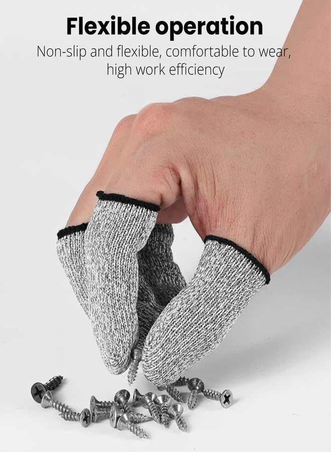 Gizmolet 10 PCS Finger Cots Cut Resistant Protector, Finger Covers for Cuts, Cut Resistant Finger Protectors for Kitchen Work Sculpture Garden, Anti-Slip, Reusable - Image 4