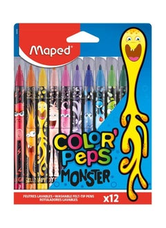 Monster Design Felt Pen 12 Piece Set Multicolour - pzsku/Z12ACF6E912B7476AA0CAZ/45/_/1719943389/7cd7b55d-a532-4dba-8be5-3b0c7d0baa89