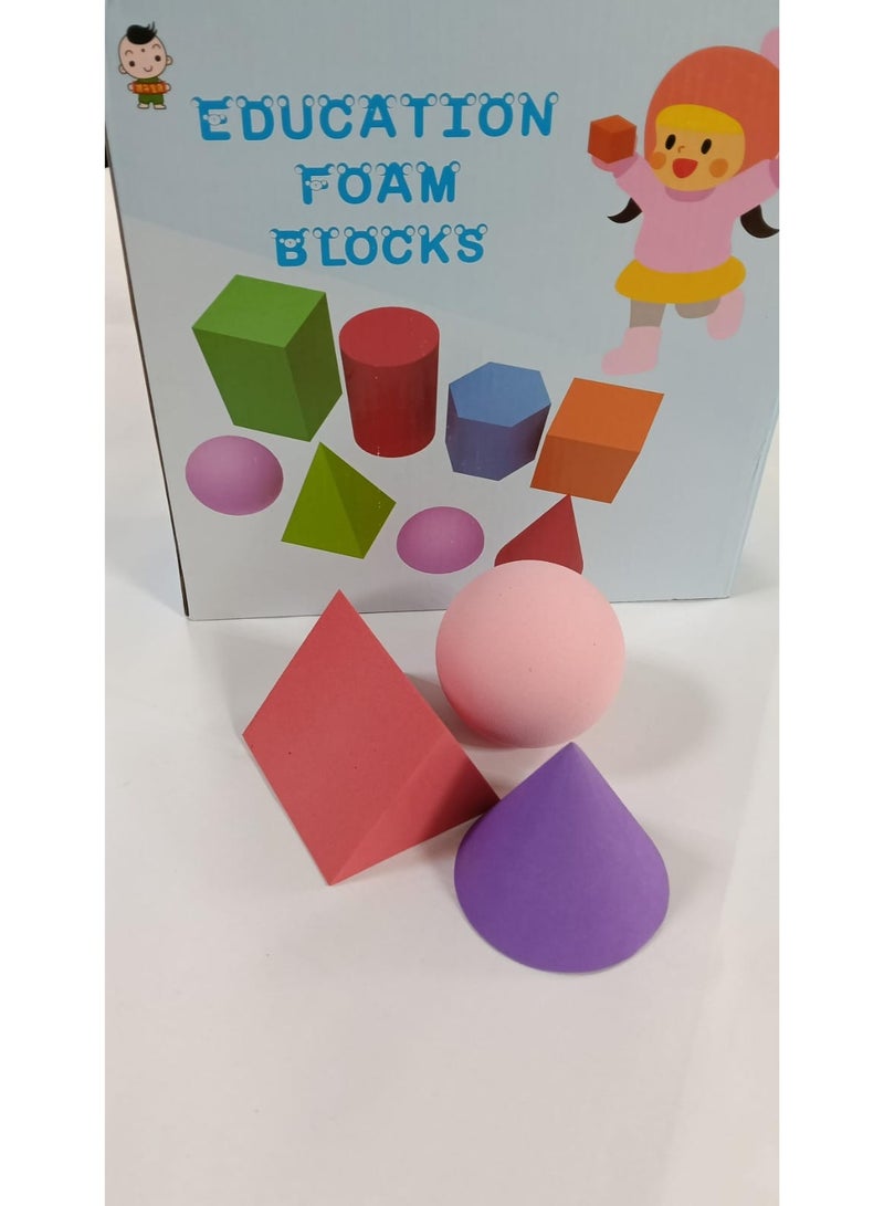 SOD 24779B Educartional Foam Blocks assorted Shapes - Image 2