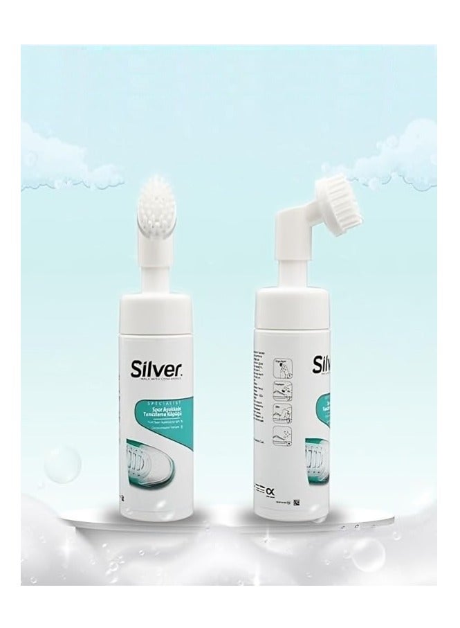 Silver Shoes Foam Cleaner, Sneaker Cleaning Spray, Sneaker Whitening, Spot Cleaning, Whitening and Yellowing Shoe Edges ,150ml - Image 4