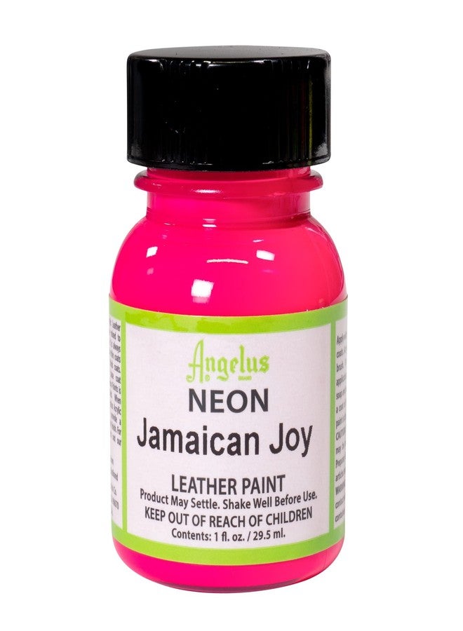 Angelus Angelus Leather Paint 1 Oz Neon Jamaican Joy - Image 1