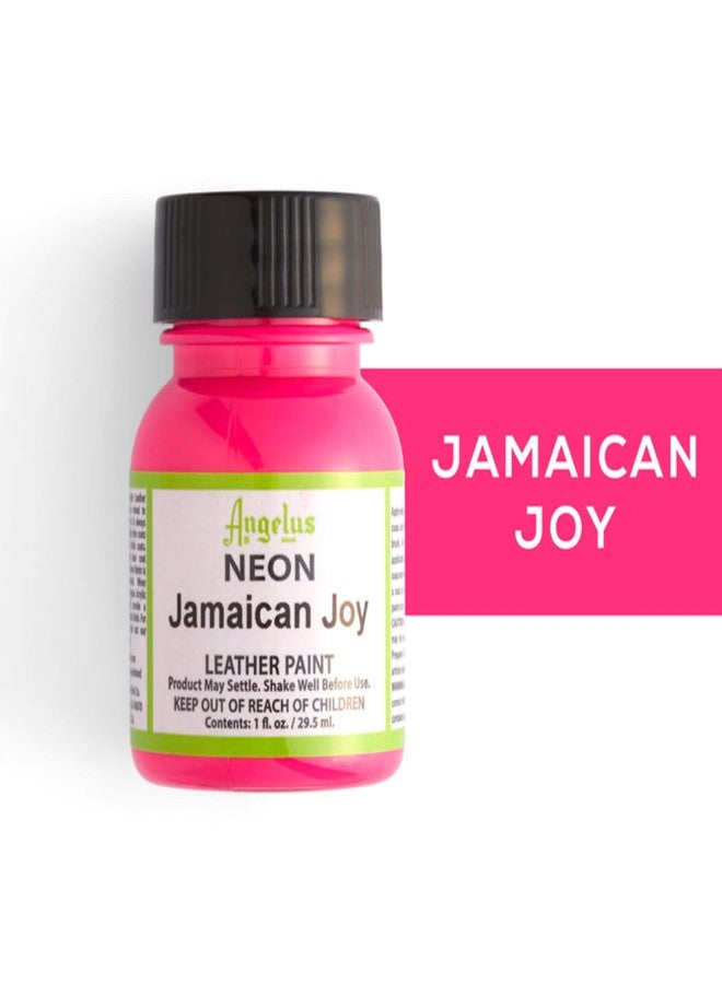 Angelus Angelus Leather Paint 1 Oz Neon Jamaican Joy - Image 2