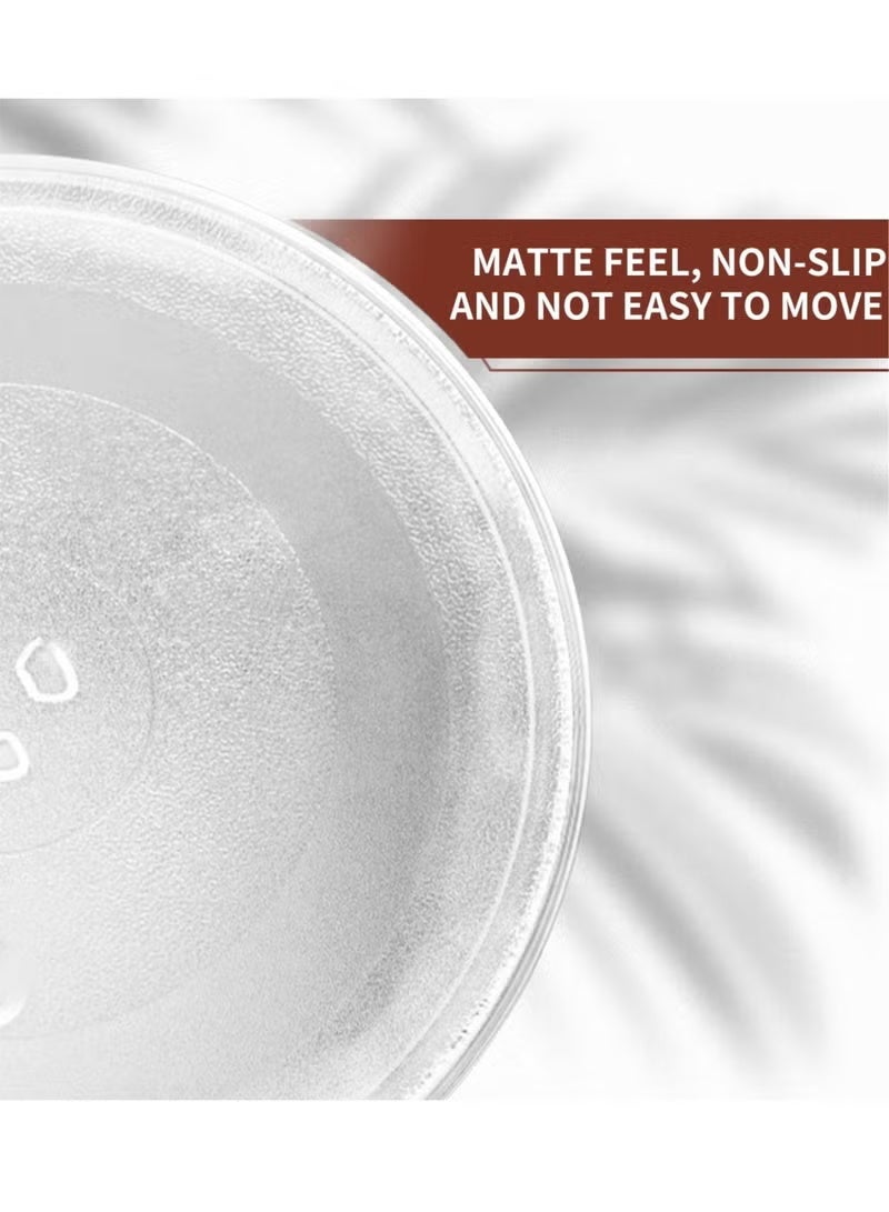 WALALLA 24.5 cm Microwave Oven Glass Plate Replacement, Round Turntable Tray Replacement for Microwave Oven, Durable Heat Resistant Glass Plate for Kitchen Use - Image 5