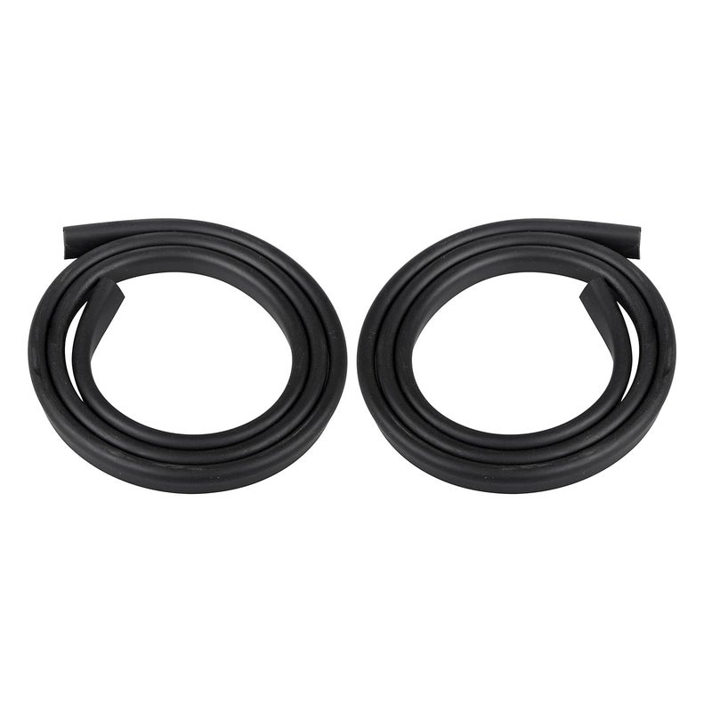 XMMT 2X 319 Black Batwing Inner Fairing Trim Seal Extrusion Fits for Harley Touring Electra Glide FLHT FLHTC and FLHTCU Street Glide FLHX 19962023 - Image 2