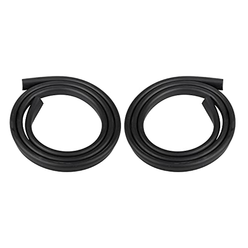 XMMT 2X 319 Black Batwing Inner Fairing Trim Seal Extrusion Fits for Harley Touring Electra Glide FLHT FLHTC and FLHTCU Street Glide FLHX 19962023 - Image 1