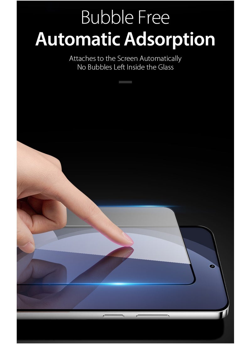 ONE MINUTE One Minute Screen Protector for Samsung Galaxy S25 Tempered Glass Screen Protector Full Glue Edge to Edge 9H Hardness Anti Fingerprint Scratch Resistance Glass Fingerpint work  - Image 4
