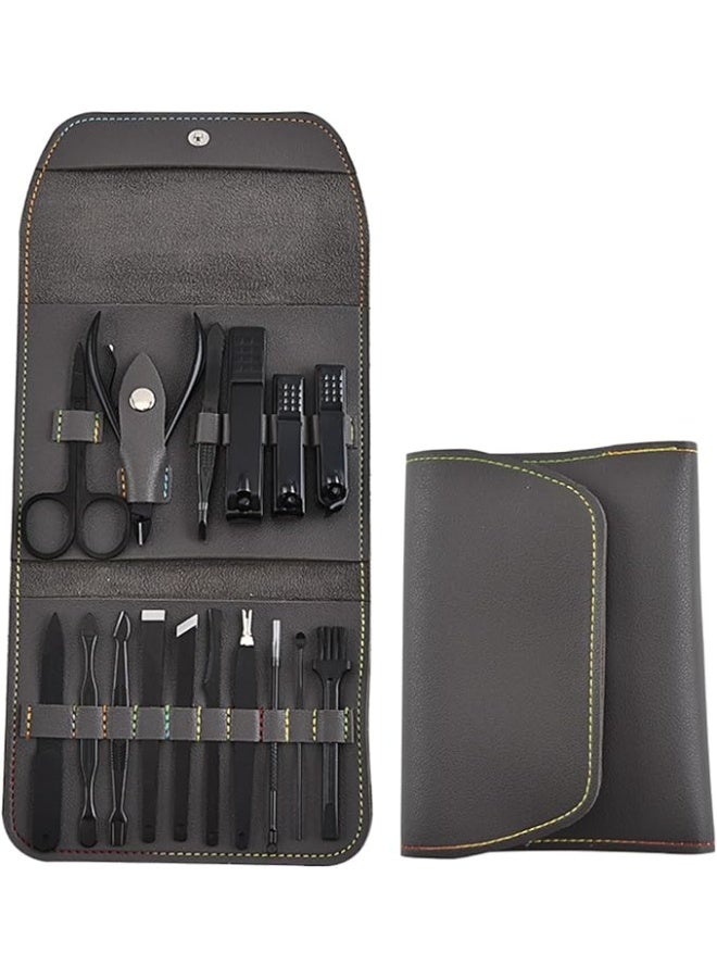 Sky-Touch Nail Clipper Set 16pcs, Manicure Set Stainless Steel Professional Nail Clippers Pedicure Tools For Hand Foot & Face Care Gift For Men Women Friends And Parents - Image 5