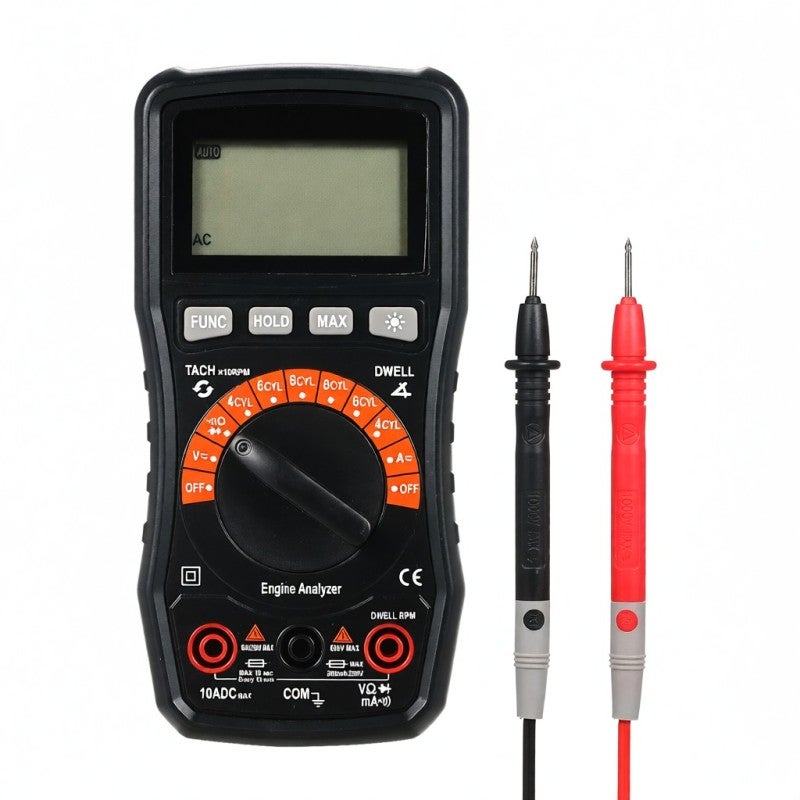 UYIGAO Automotive Multimeter 2000 Counts Lcd Display Clear Reading - Intuitive Easy Operation Pocket Digital Multimeter for Car Maintenance & Electrical Testing - Image 1