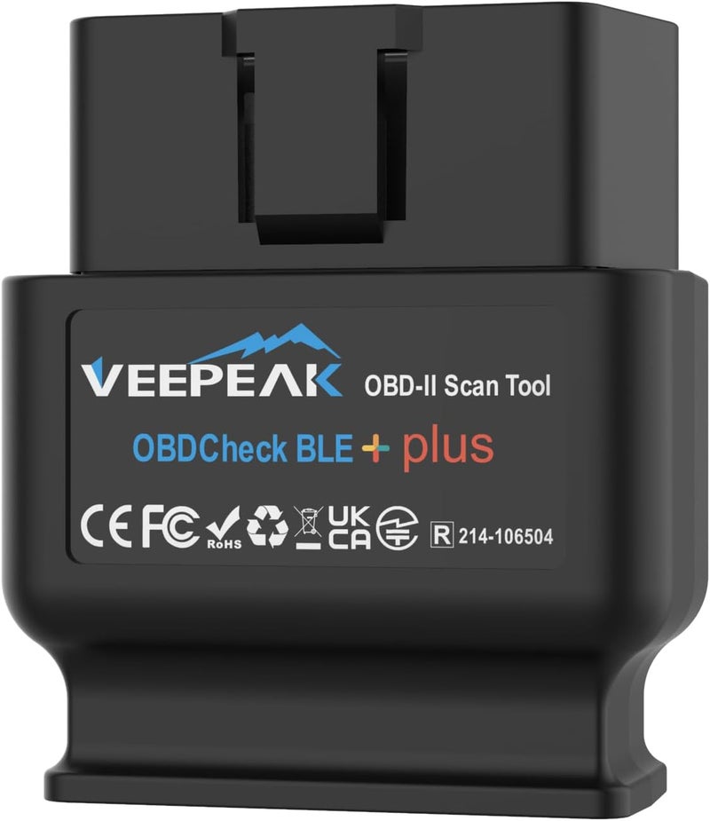 فيبيك أداة فحص OBD2 من OBDCheck BLE+ Bluetooth 4.0، مناسبة لأنظمة iOS وAndroid، وتعمل كأداة لقراءة أكواد التشخيص للسيارات من نوع OBDII/EOBD. - Image 1
