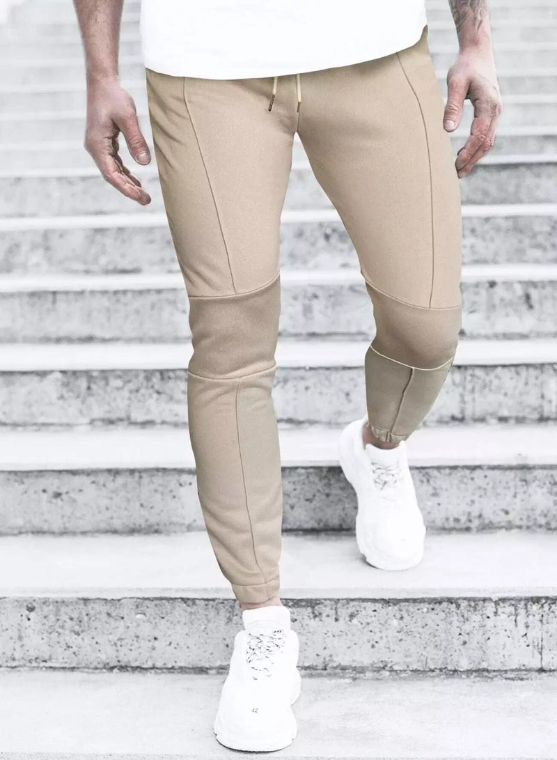 Men Drawstring Waist Sweatpants - Image 1