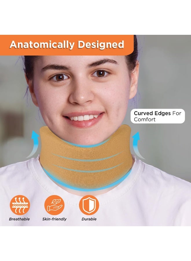 Premium Soft Cervical Collar - Neck Support for Pain Relief & Stabilization - Durable & Easy-to-Use for Daily Comfort - Image 2