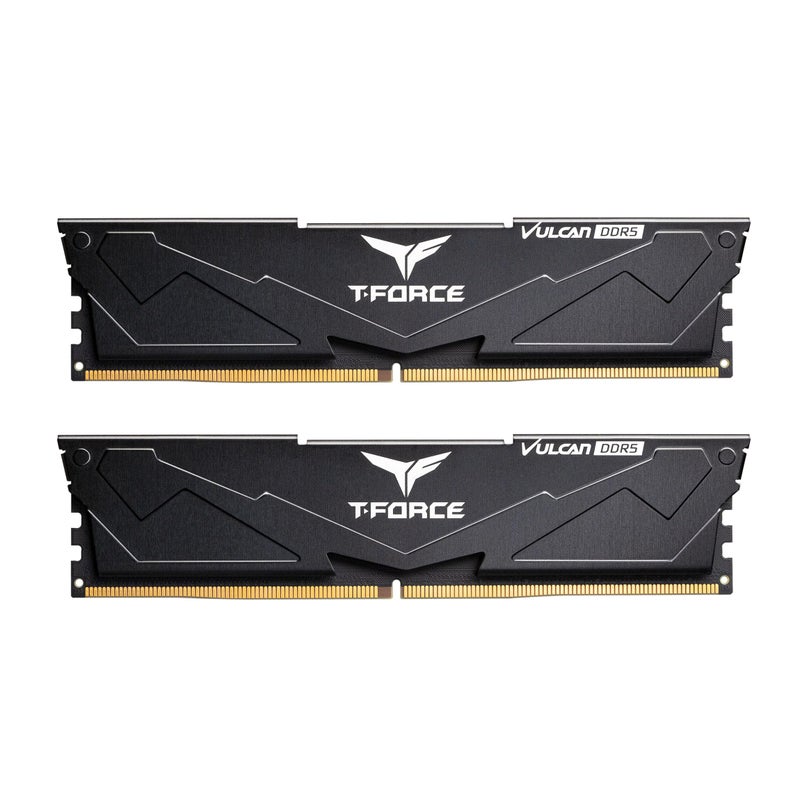 TEAMGROUP TForce Vulcan DDR5 32GB 2x16GB 6400MHz PC551200 CL32 Desktop Memory Module Ram for 600 700 Series Chipset XMP 30 Black FLBD532G6400HC32ADC01 - Image 2