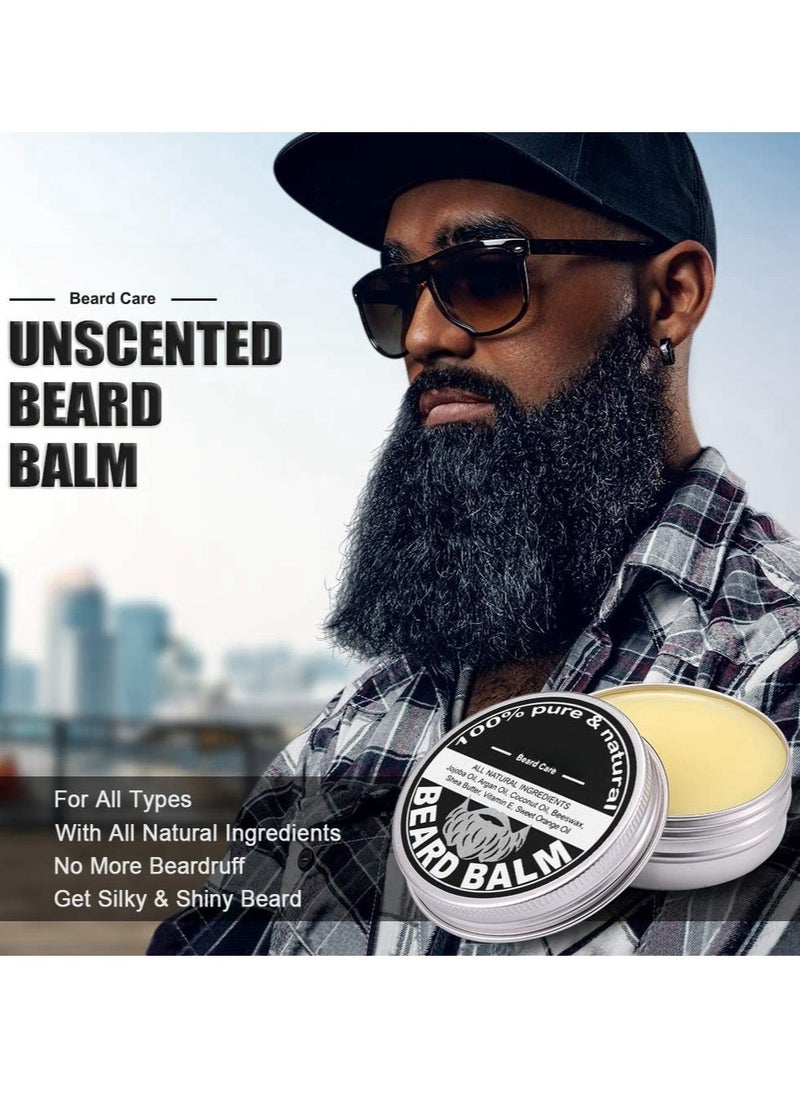 Generic - Beard Growth Kit for Men, Beard & Mustache Facial Hair Growth Roller Kit, Beard Growth Oil, Beard Balm, Beard Roller, Beard Comb,Storage Bag, Birthday Gifts for Men - Image 1