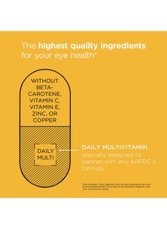 Viteyes Classic Areds 2 Companion Betacarotene Free Multivitamin Supplement Comprehensive Multivitamin Formula For Areds 2 Users 90 Caplets  - Image 5