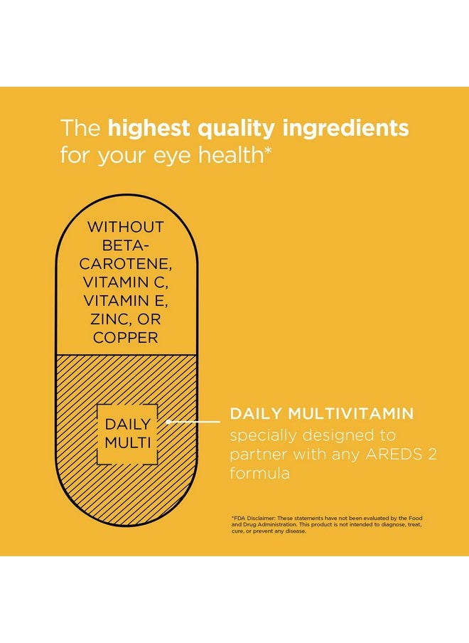 Viteyes - Classic Areds 2 Companion Betacarotene Free Multivitamin Supplement Comprehensive Multivitamin Formula For Areds 2 Users 90 Caplets - Image 1
