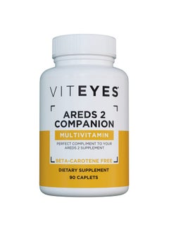 Viteyes Classic Areds 2 Companion Betacarotene Free Multivitamin Supplement Comprehensive Multivitamin Formula For Areds 2 Users 90 Caplets  - Image 1