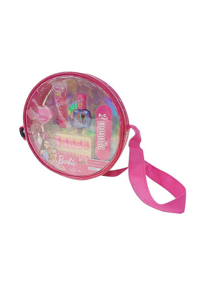 Barbie طقم مكياج باربي حقيبة يد بي في سي - Image 1