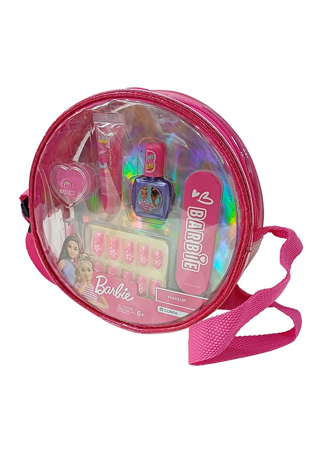 Barbie طقم مكياج باربي حقيبة يد بي في سي - Image 3