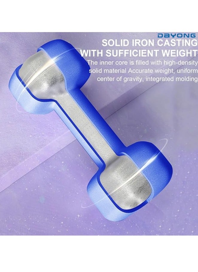 SportQ - SportQ Dumbbells - 4 kg x 2, Non-slip Dumbbells for Men, Fitness Equipment for Home Gym and Strength Training - Image 1