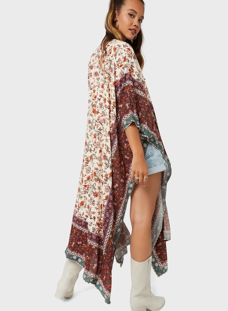 Ardene Floral Detail Kimono