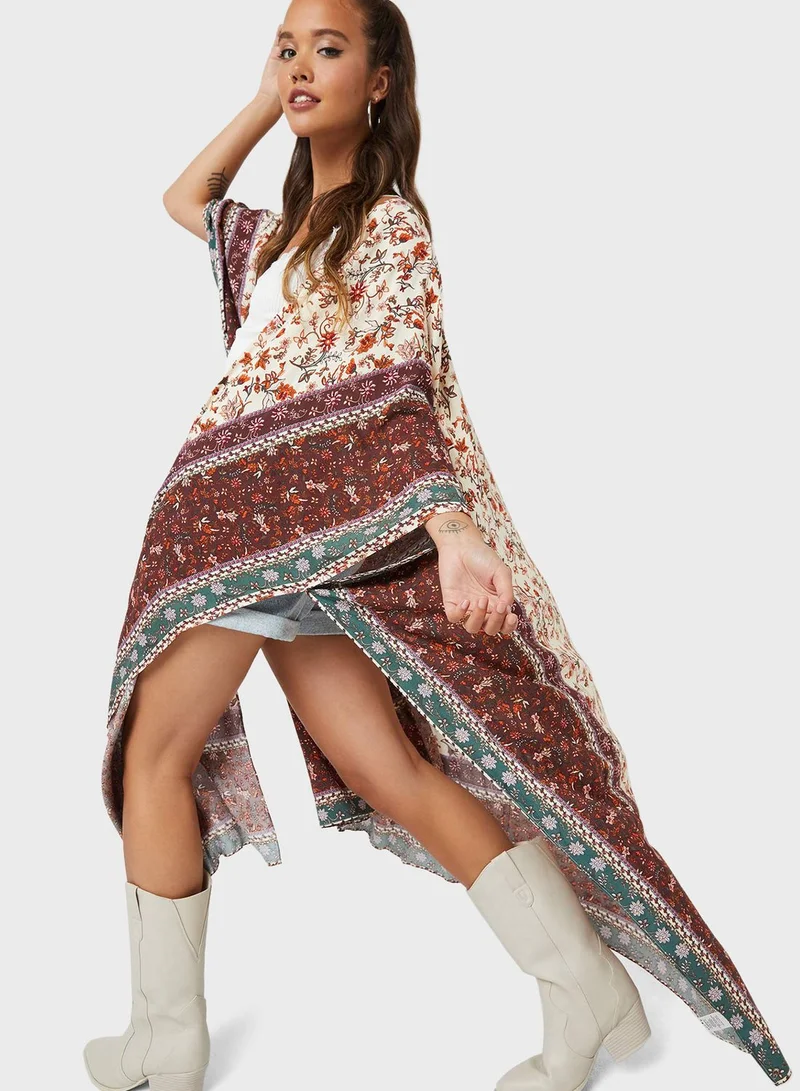 Ardene Floral Detail Kimono