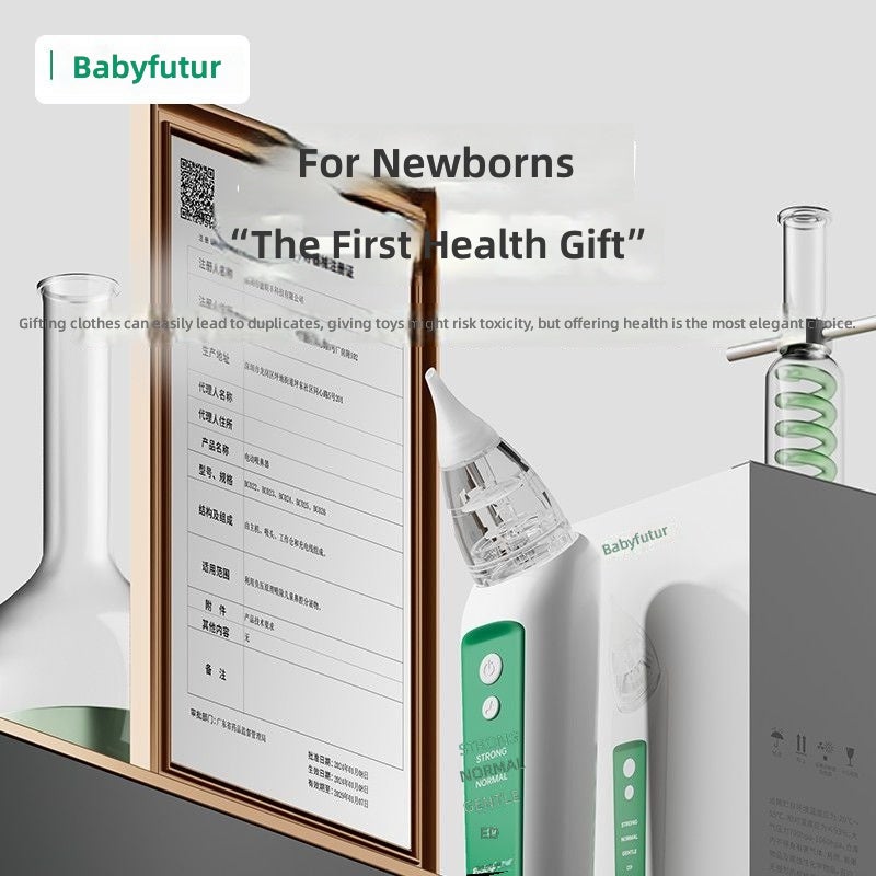 BABY FUTUR Medical Electric Nasal Aspirator for Newborns and  Kids - Image 5