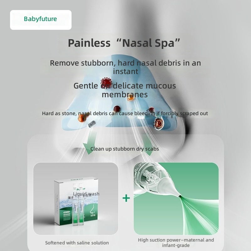 BABY FUTUR Medical Electric Nasal Aspirator for Newborns and  Kids - Image 3