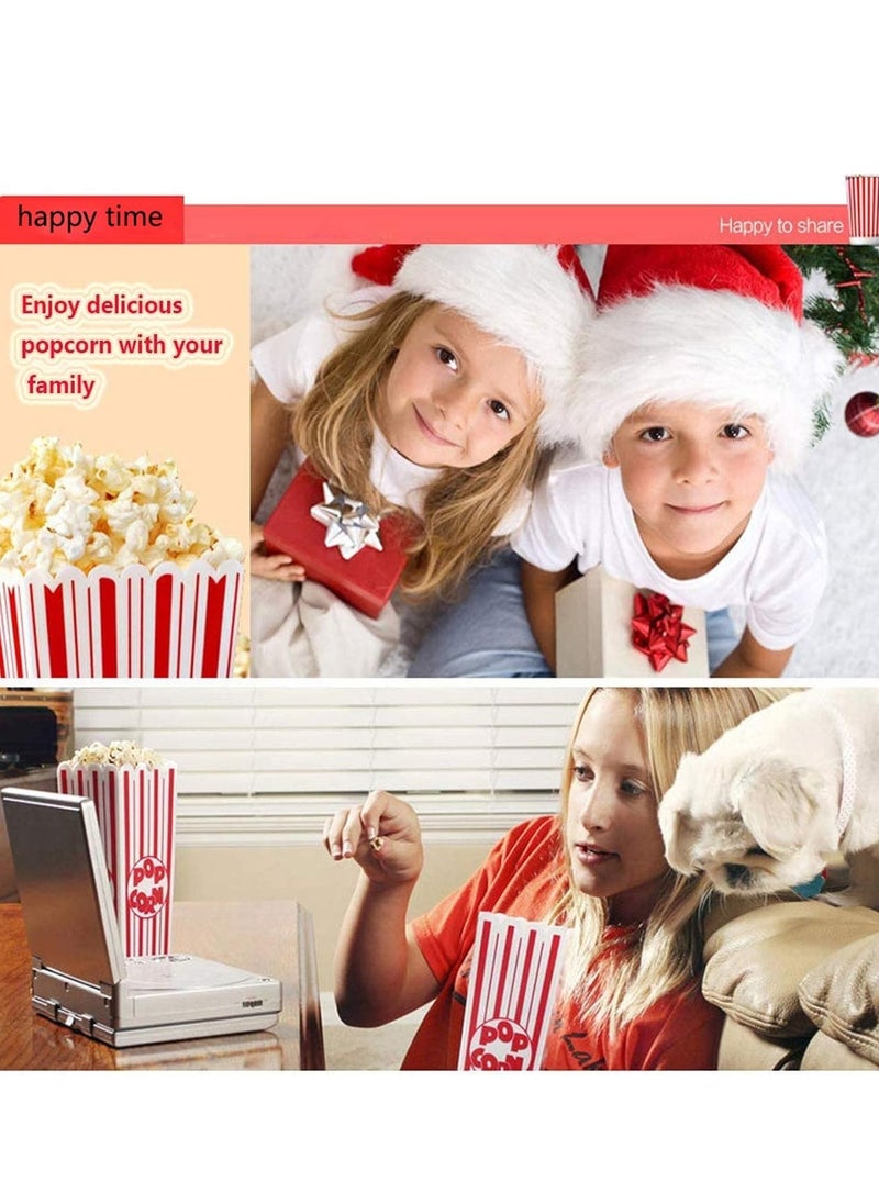 JAJEEK 1200W Mini Hot Air Popcorn Maker – Football/Basketball/Volleyball Design, Healthy Oil-Free Popcorn Machine for Family Movie Nights & Sports Parties, Quick & Easy Snack Maker - Image 3