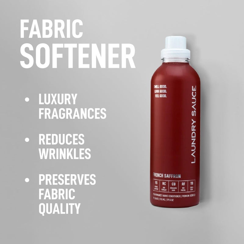 Laundry Sauce - Laundry Fabric Softener (French Saffron) Luxury Fragrance, Softens & Preserves Fabric, Reduces Wrinkles, 19 Fl Oz - Image 3