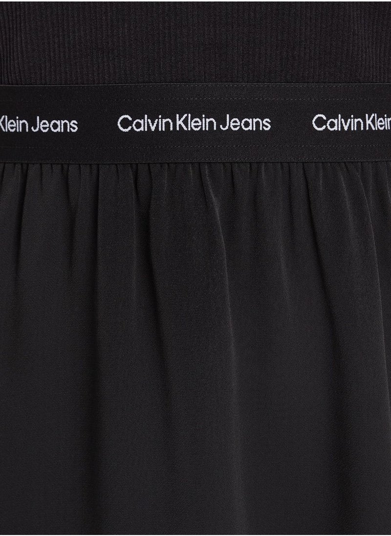 Calvin Klein Jeans - Tie Detail Flare Dress - Image 1