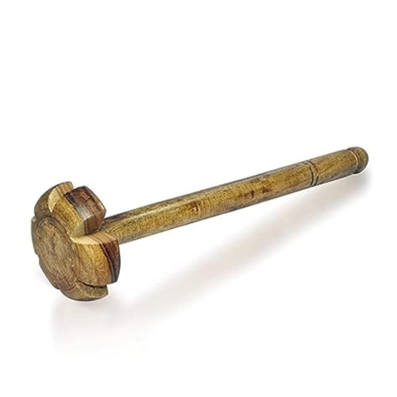 SBA PRIME Sba Prime Handmade Wooden MixerBlenderRahiDal Ghotni for Kitchen Wood Masher Pack of 1 StarMasher  - Image 2