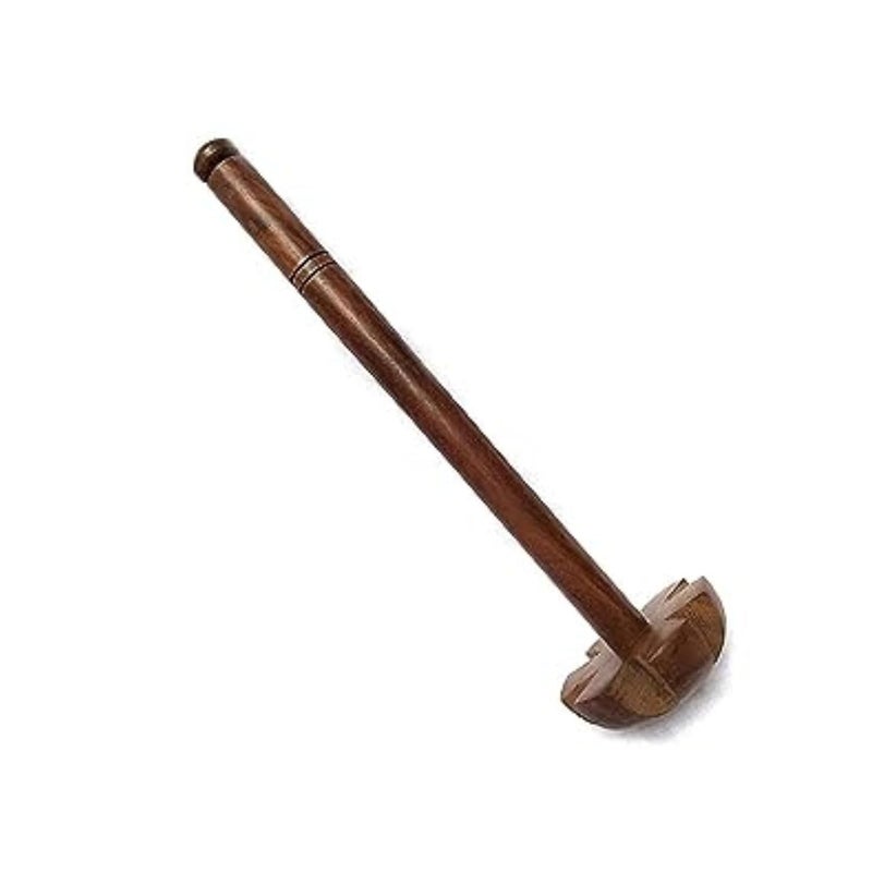 SBA PRIME Sba Prime Handmade Wooden MixerBlenderRahiDal Ghotni for Kitchen Wood Masher Pack of 1 StarMasher  - Image 4