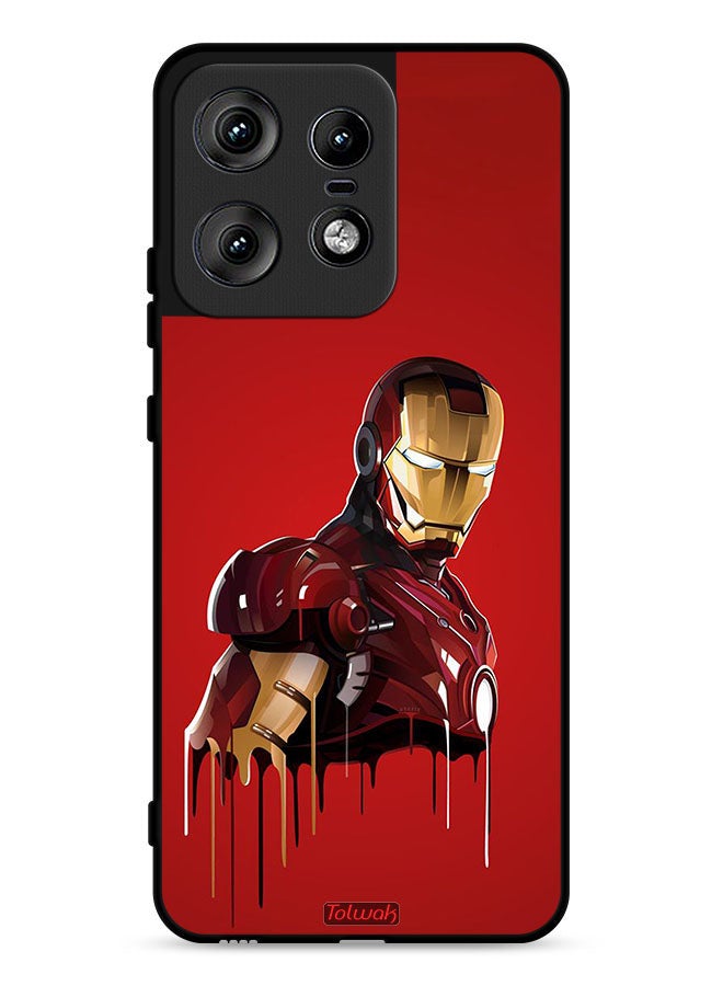 Tolwak Motorola Edge 50 Pro 5G Protective Case Cover Iron Man Art - Image 1