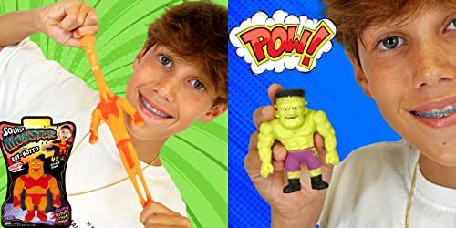 Ja-Ru JARU Stretchy Monster Toy 35 Tall 3 Monsters Assorted Halloween Action Figures Squish Pull Fidget Calming Stress Toy for Kid Boy Party Favor 43033s - Image 5