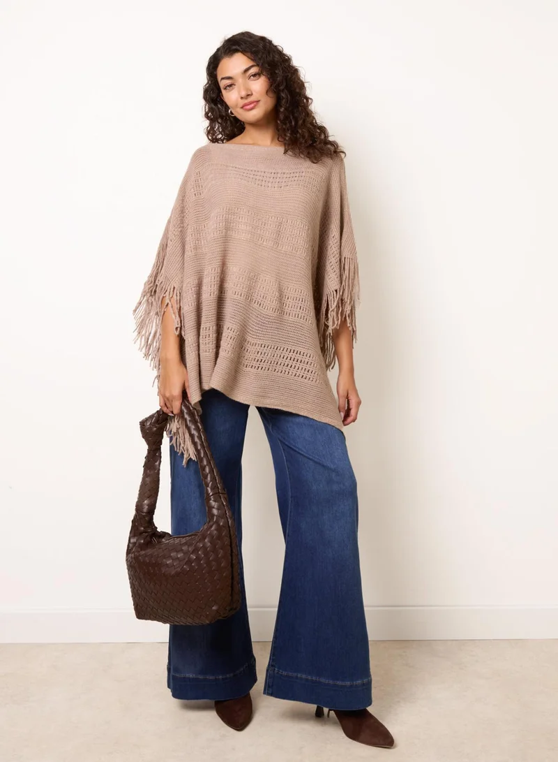 Blue Vanilla  Knitted Cape for Women | Best Price UAE