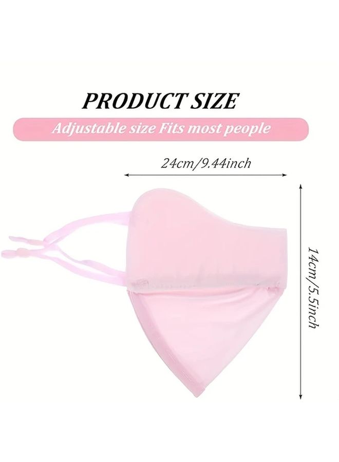 Cool Touch Grey Sun Protection Face Mask Breathable Soft Fabric Summer Accessory - Image 3