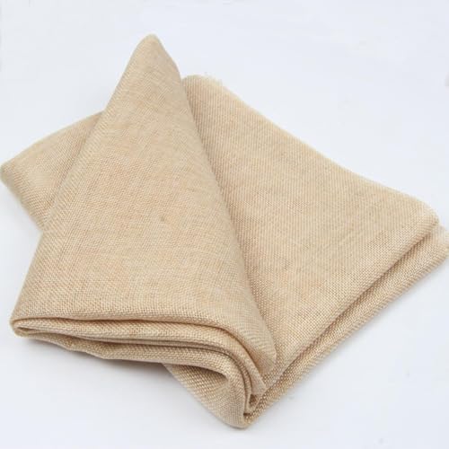 Flushbay Speaker Grill Cloth Linen Speaker Fabric Protective Dustproof Mesh Cloth Stereo Fabric Replacement for Home Stage Speakers, Media Cabinet, KTV Box-Two Layers(50 * 146cm-Beige) - Image 4
