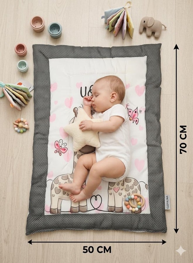 FRIDO Baby Godadi Pack of 3, Soft Cotton, Multicolor Cartoon Print, 20x30 Inch, Newborn Bedding Mat Set (FR_Godadi_7-8-9) - Image 2