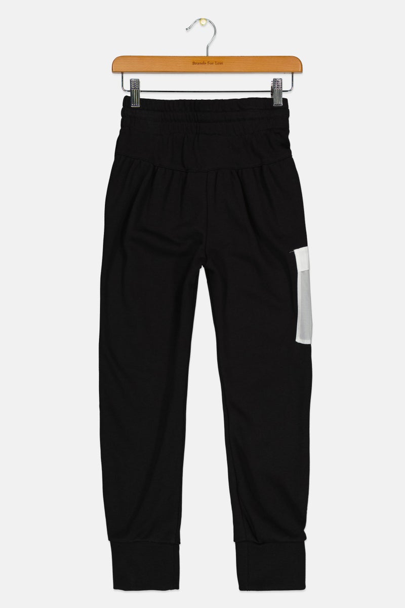 Nike Kids Girl Standard Fit Training Sweatpants, Black - Image 2