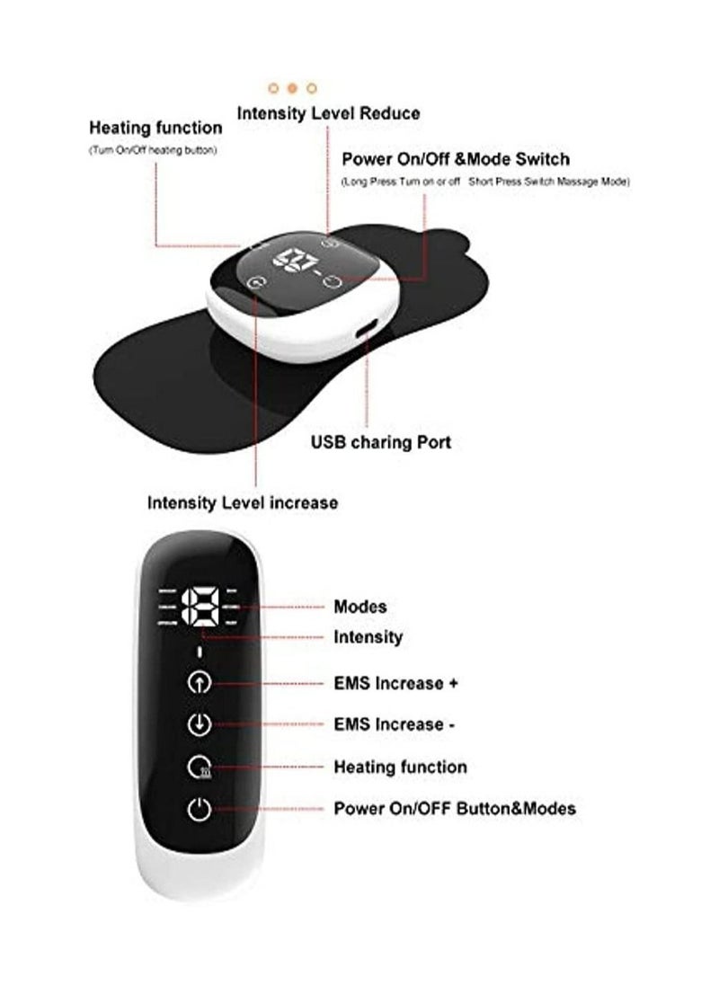 Wireless Tens Machine For Pain Relief Tens Unit Heated Muscle Stimulator